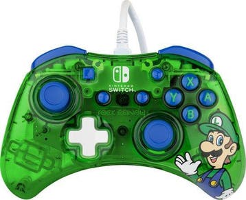 Wired Controller - Luigi Lime - Rock Candy PDP - Nintendo, Ophalen of Verzenden, Zo goed als nieuw