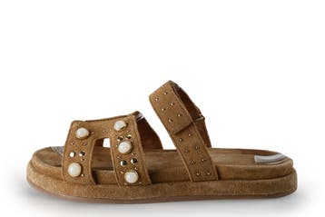 Manfield Muiltjes in maat 37 Cognac, Kleding | Dames, Overige kleuren, Verzenden, Overige typen, Manfield