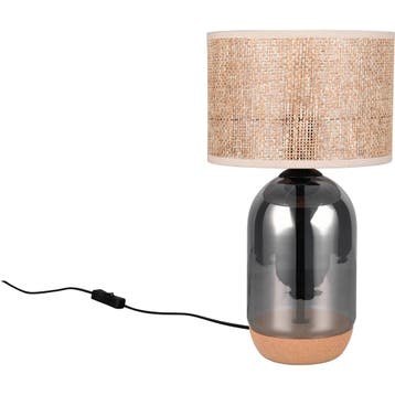 LED Tafellamp - Trion Azad - E27 Fitting - 1 lichtpunt -, Ophalen of Verzenden, Nieuw, Glas, Overige fittingen