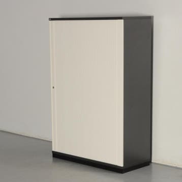Sedus roldeurkast, zwart / wit, 150 x 100 cm, incl. 3, Huis en Inrichting, Kasten | Roldeurkasten en Archiefkasten, Ophalen of Verzenden