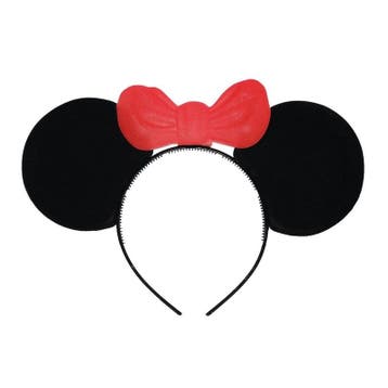 Diadeem Minnie met rode strik - Haarbanden, Ophalen of Verzenden, Nieuw