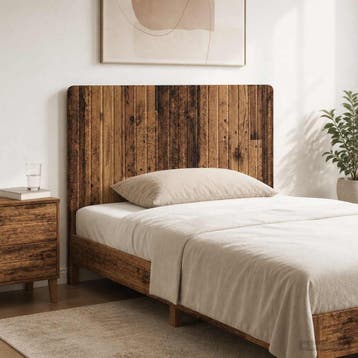 vidaXL Wandgemonteerd Hoofdeinde ZWOLLE Oud hout Bewerkt, Verzenden, Nieuw, Bruin, Hout