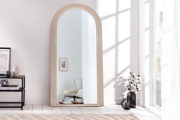 Design wandspiegel ART DECO 160cm grijs - 43155, Huis en Inrichting, Woonaccessoires | Spiegels, Ophalen of Verzenden, Nieuw