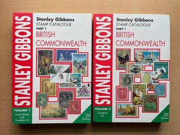 Stanley Gibbons British Commonwealth Deel 1 + 2, Gestempeld