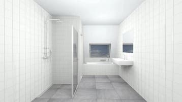 Wandtegel Rako System Glans Wit 15x15 (Muurtegels), Nieuw, Minder dan 20 cm, 10 m² of meer, Wandtegels