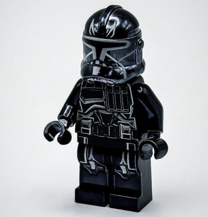 Lego Minifiguur - Star Wars - Chrome Black Plated Captain, Kinderen en Baby's, Speelgoed | Duplo en Lego