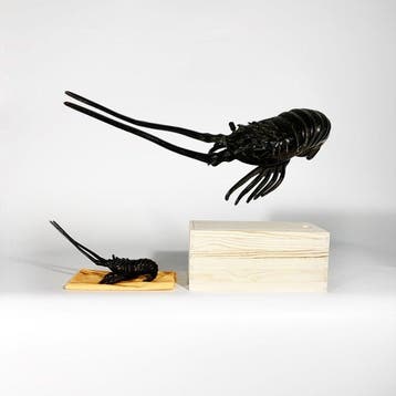 Bronze Ise Ebi () Okimono / Tea Ornament - sculptuur