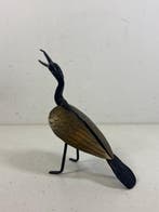 Beeld, Vogel - 11.5 cm - Metaal, Messing