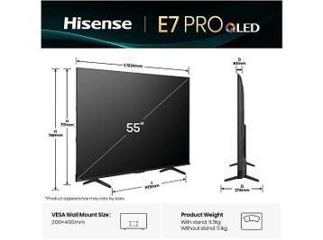 Hisense - LED/QLED 55-59 Ultra HD 4K TV - 55 inch, Overige merken, Verzenden, Nieuw, 100 cm of meer