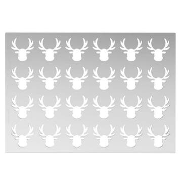 Silikomart Siliconen Sjabloon Rudolph (24) 4x4x0,2cm, Hobby en Vrije tijd, Taarten en Cupcakes maken, Verzenden, Nieuw