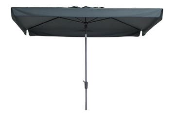 Madison stokparasol Delos Luxe Grey 200x300 cm., Verzenden, Nieuw, Stokparasol, Kantelbaar
