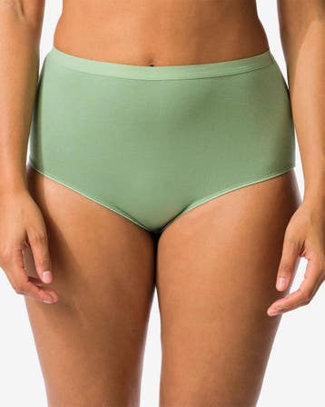 HEMA Dames tailleslips katoen - 2 stuks groen, Kleding | Dames, Ondergoed en Lingerie, Verzenden, Groen