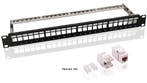 Keystone patchpanel, 19 inch, 24-poorts (1 U)-met 24, Ophalen of Verzenden, Nieuw
