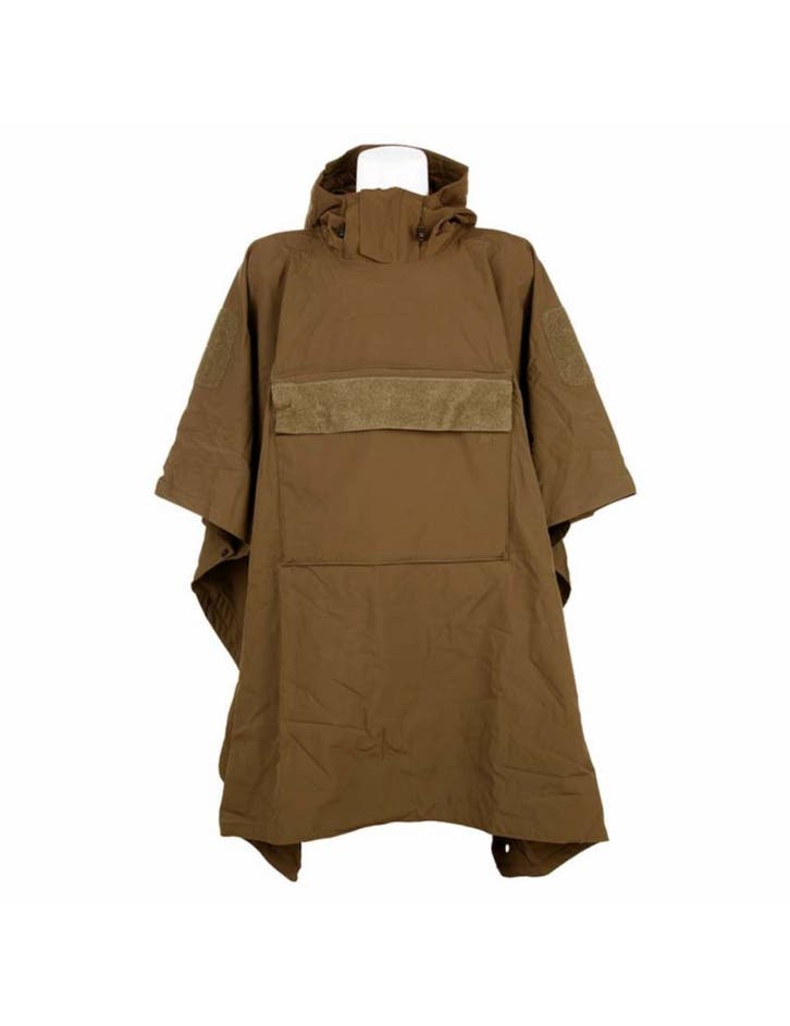 101 Inc poncho Outbreak - One Size - Soft Shell - Coyote..., Caravans en Kamperen, Regenkleding, Nieuw, Verzenden