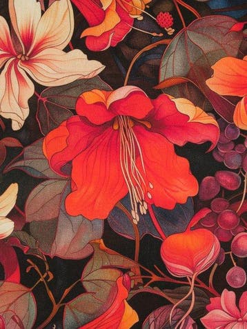 3,00 x 3,00 meter TexStilArt - ROSALIA - Exclusieve stof