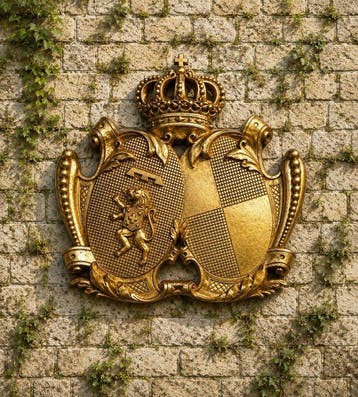 sculptuur, Wapenschild van Prins Filips, graaf van