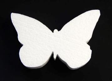 Styropor Piepschuim Isimo Vlinder Grootst 50 cm, Ophalen of Verzenden, Nieuw