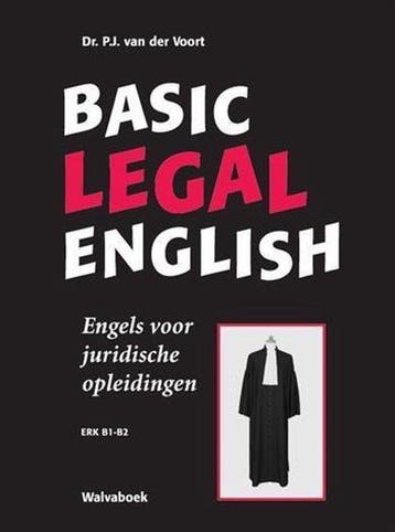 9789066754089 Basic legal English Engels voor juridische ..., Verzenden, Zo goed als nieuw, P.J. van der Voort