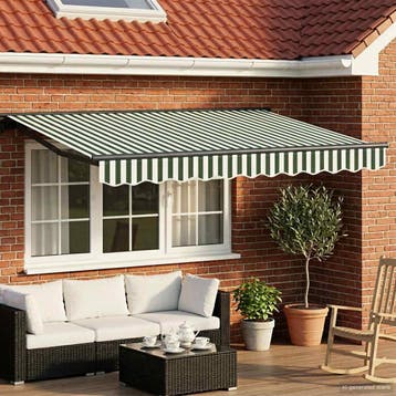 vidaXL Elektrisch Uittrekbaar Zonnescherm 3,5 x 2,5 m, Verzenden, Nieuw