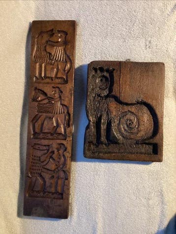 Plank (2) - Hout - Twee speculaasplanken