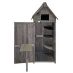 Tuinschuur | Gereedschapsschuur | Tuinkast | 74,5x50x180cm, Tuin en Terras, Verzenden, Nieuw