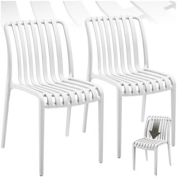 Tuinstoelen Alcudia, weerbestendig, stapelbaar, Verzenden, Nieuw