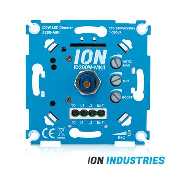 ION INDUSTRIES - LED Dimmer 0,3-200 Watt Universeel, Verzenden, Nieuw, Overige fittingen