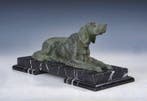 sculptuur, Frankrijk, Art Deco Sculptuur van een Liggende