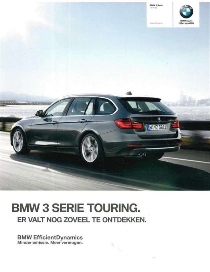 2014 BMW 3 SERIE TOURING BROCHURE NEDERLANDS, Boeken, Auto's | Folders en Tijdschriften, BMW
