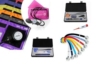 Combi deal; bloeddrukmeter, dubbelslangs stethoscoop,, Verzenden, Nieuw
