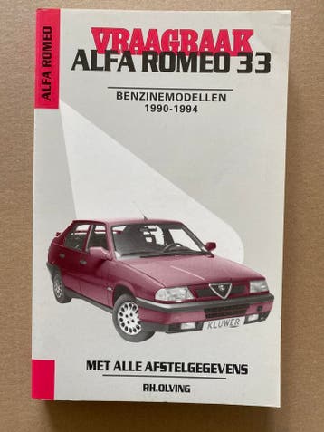 Vraagbaak Alfa Romeo 33 - Benzinemodellen 1990-1994 - nieuws, Boeken, Auto's | Boeken, Verzenden, Zo goed als nieuw, Alfa Romeo