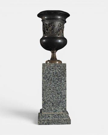 Urn - Gepatineerd brons - Grand Tour