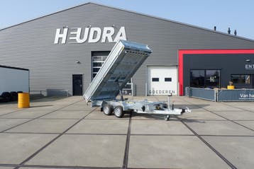 Humbaur driezijdige kipper 3500kg 362x184cm | stalen borden, Nieuw