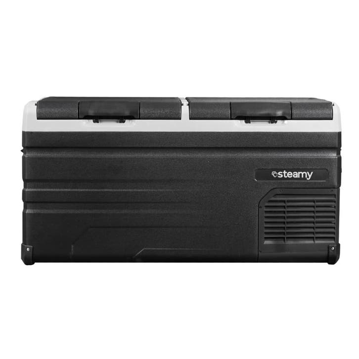 Steamy-E Dual Zone Elektrische Compressor Koelbox (90 Liter), Caravans en Kamperen, Koelboxen, Koelbox, Nieuw, Compressor, Verzenden