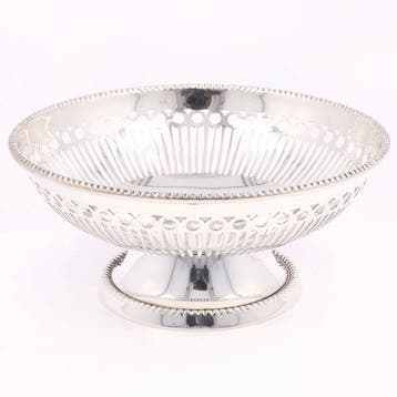 Topazio (Portugal) Koekjes schaal - Schaal - .925 zilver, Antiek en Kunst