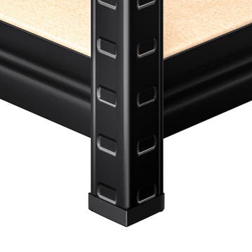 Stellingen voor zwaar gebruik Zwart 180x70x40cm gegalvani..., Huis en Inrichting, Kasten | Boekenkasten, Verzenden, Nieuw