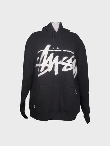 Stüssy Hoodie Dames maat L Zwart, Stüssy, Zwart, Maat 42/44 (L), Ophalen of Verzenden