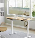Zit-Sta Bureau 120-60cm – Elektrisch met USB en Geheugen, Verzenden, Nieuw