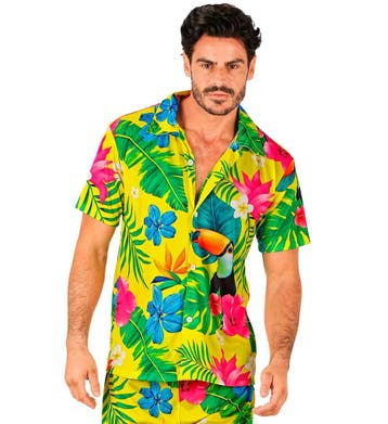 Zomer Partyblouse Toekan Volwassen, Ophalen of Verzenden, Nieuw