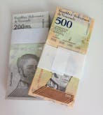 Venezuela. - 100 x 500; 100 x 200 000 Bolívares - Various