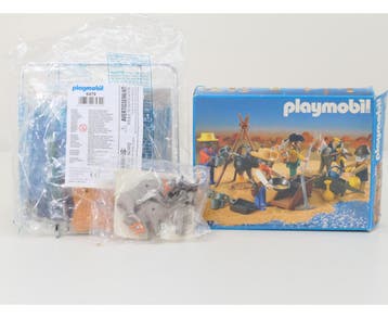 Playmobil Goudzoekerskamp met transportdieren 6479 + 3747..., Ophalen of Verzenden, Gebruikt, Overige typen
