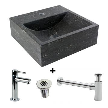 Hardsteen fontein Saniflex Square, Verzenden, Nieuw