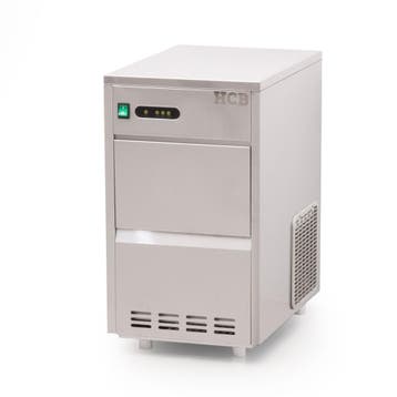 HCB IJsblokjesmachine - ijsklontjes - 24 kg p/d - 230V - RVS, Verzenden, Nieuw in verpakking, Koelen en Vriezen