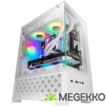 Mars Gaming MC-SE2 Mini Tower Wit, Verzenden, Nieuw