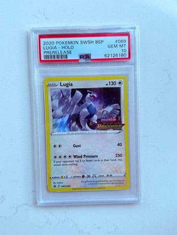 Pokémon - 1 Graded card - Lugia #069 Holo, Event exclusive, Nieuw