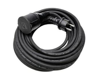 Veiling - Benson Verlengsnoer rubber 15 meter spatwaterdicht, Nieuw