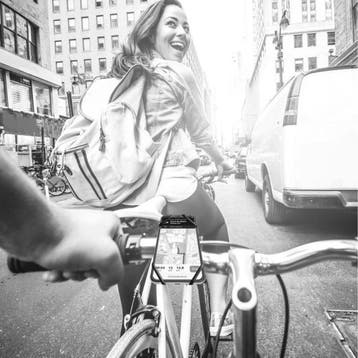 Celly SwipeBike Telefoonhouder Fiets Zwart, Verzenden, Nieuw