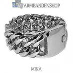 RVS staal stalen heren dames armbanden kettingen zilver goud, Verzenden, Nieuw, Zilver, Staal