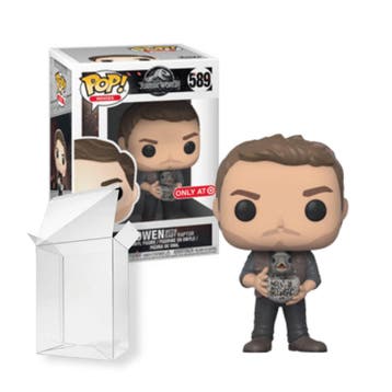 Funko POP!  Jurassic World  Owen with Baby Raptor Target 589, Verzenden, Nieuw