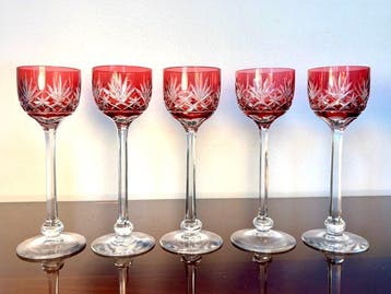 St. Louis - Drinkset (5) - Massenet - Kristal, Antiek en Kunst, Curiosa en Brocante